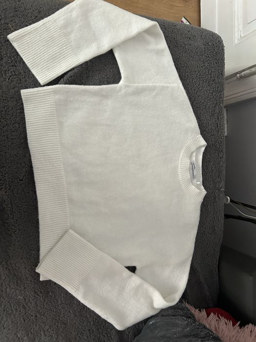 Sweterek Cropp biały M