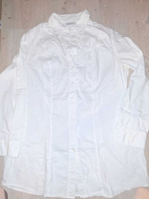 Długa koszula damska biała