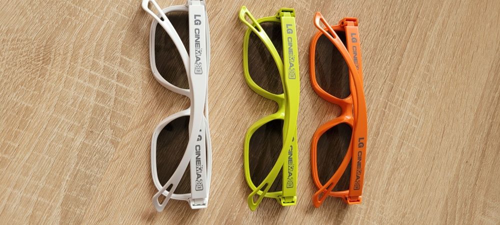 Okulary 3D LG ,3 szt.