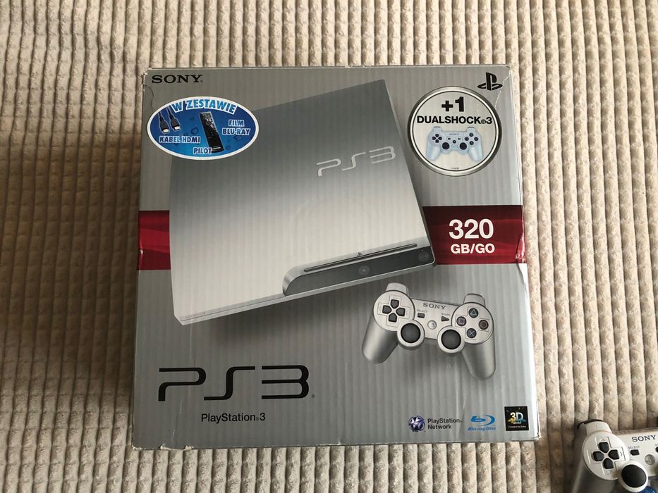 IDEALNA - PlayStation 3 PS3 slim satin silver CECHC-3004b 320gb