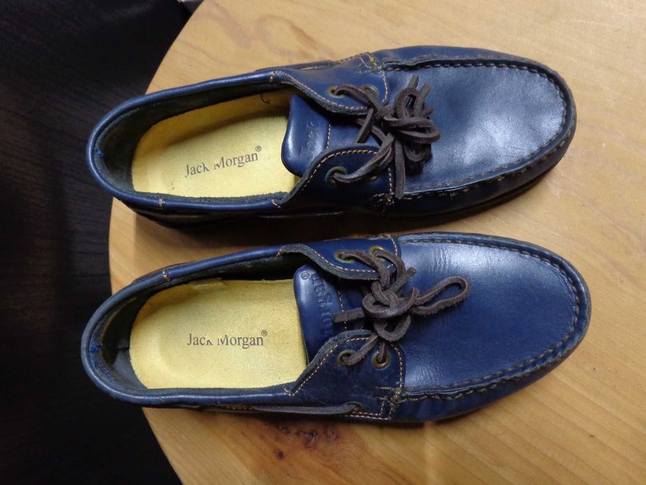 Sapatos vela azuis
