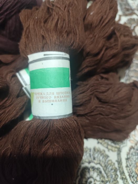 Нитки напівшерстяні, радянські