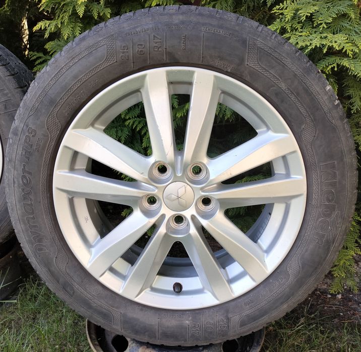 Felgi Oryginał Mitsubishi Outlander Asx 6,5x17 ET46 5x112 Opony lato