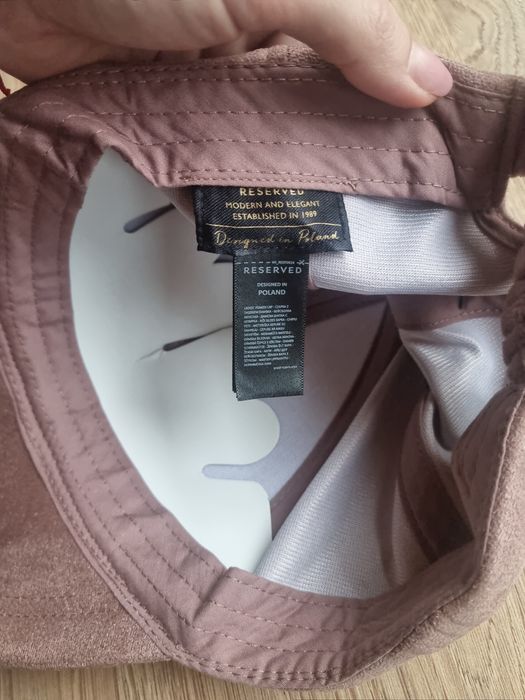 Czapka z daszkiem Reserved, Pudrowa róż