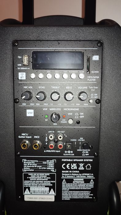 Ibiza Sound PORT8VHF-MKII-TWS Portable Sound System / Speaker64563930947970122