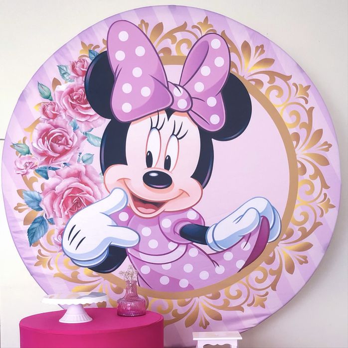 PAINEL DE FESTA REDONDO 1,50m