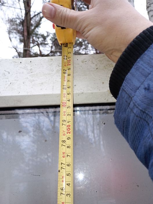 Fix witryna 96 x 212 cm okno