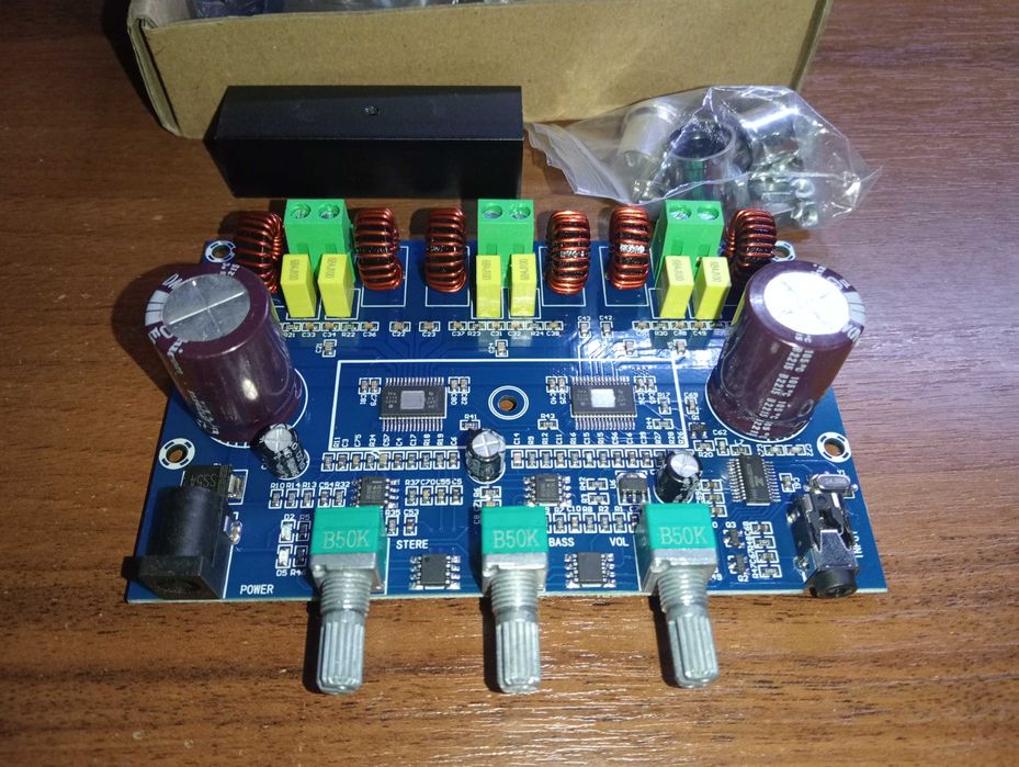 2*50 Вт + 100 Вт Bluetooth 5,0  на TPA3116D2