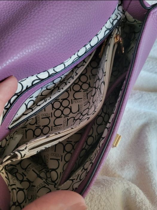 Torebka Nobo purpurowa liliowa