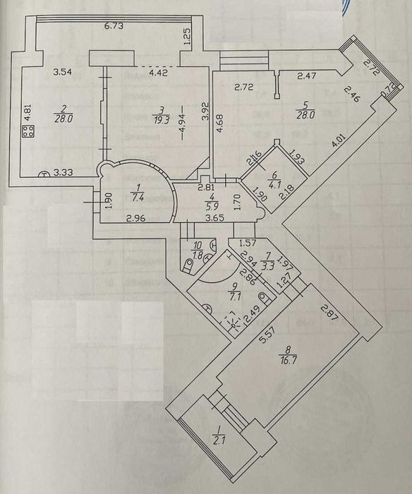 Квартира біля парку, вул. Шевченка 32, продаж від власника.
