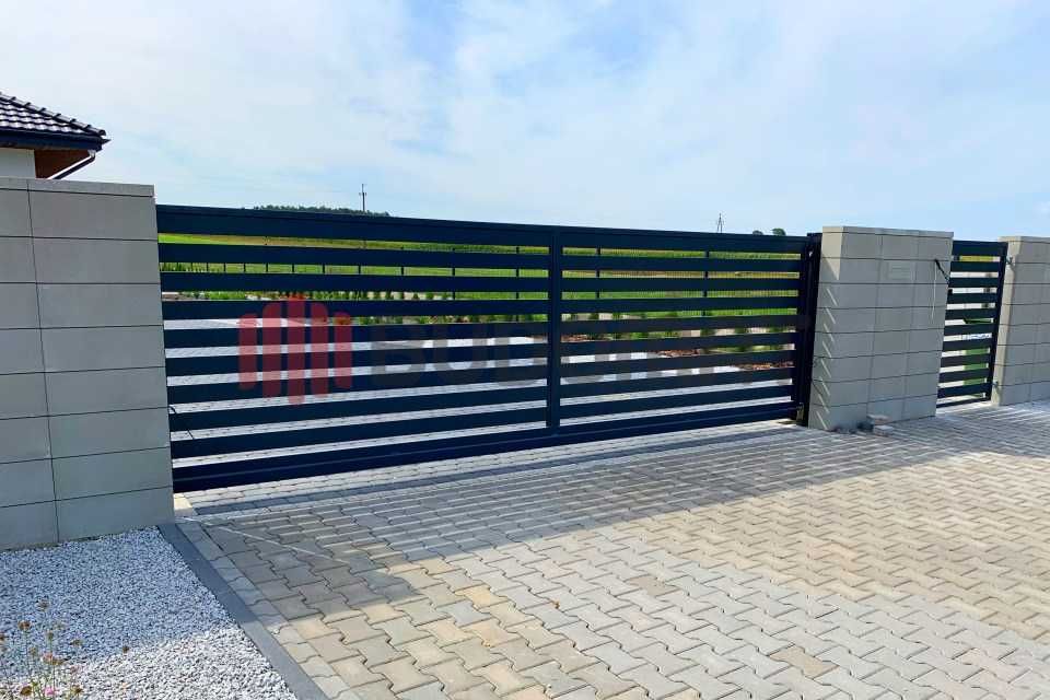 Bramy dwuskrzydłowe przesuwne furtki przęsła frontowe palisada panel