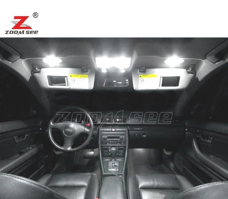 KIT COMPLETO DE 20 LÂMPADAS LED INTERIOR AUDI A4 S4 RS4 B6 B7 SEDAN SALOON SãLO 2002-2008