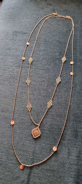 Łańcuszki-naszyjniki Bijou Brigitte,celebrytki, nowe,k zlotego,komplet