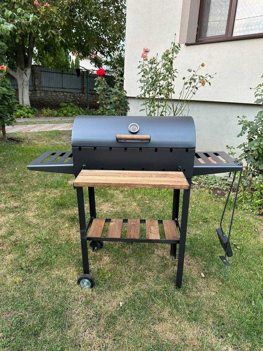 ХІТ СЕЗОНУ!Мангал з кришкою барбекю решіткою для гриля метал 4 мм