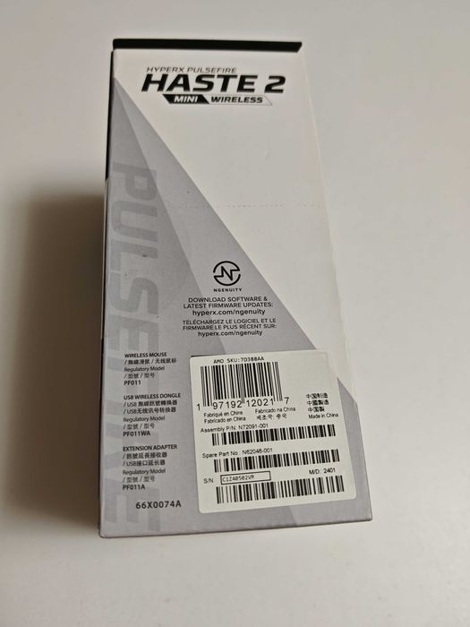 HyperX Pulsefire Haste 2 Mini Wireless -  White