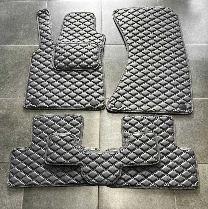 Коврики із екошкіри для Ауді\ Audi Q5\ Q3\ Q7\ Q8\ Q4 e-tron\еко шкіра