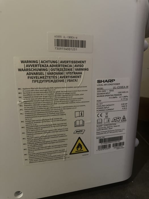 Klimatyzator SHARP UL-C09EA-W
