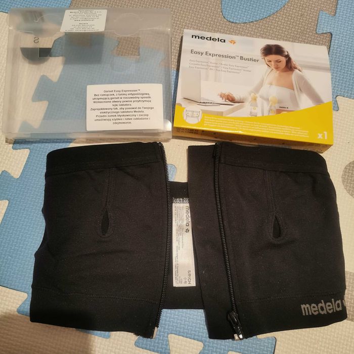 Gorset Easy Expression do laktatora Medela czarny rozm. S