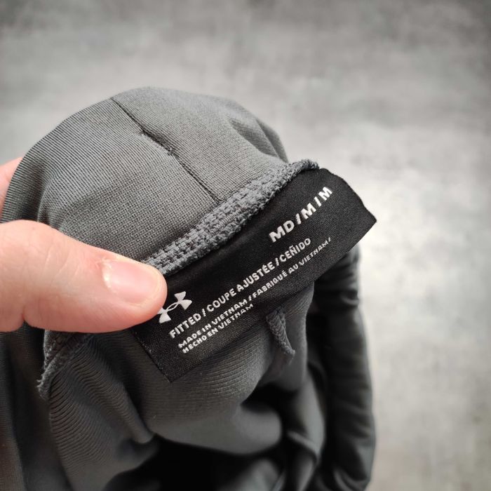 MĘSKI Zestaw Komplet PREMIUM Sportowy Under Armour Szary Logo Siłownia