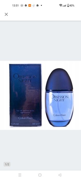 Calvin Klein obsession NIGHT WOMAN