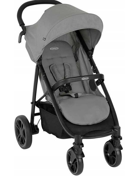 Nowy wózek spacerowy Graco EeZeFold 0-3 lat (0-15 kg), szary, grey