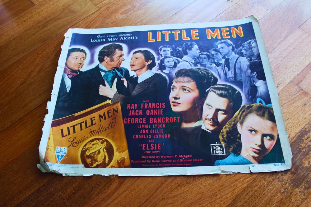 Cartaz de cinema antigo Litle Man
