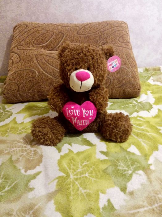 НОВЫЙ 30см плюшевый мишка Тедди мягкая игрушка сердце валентинка