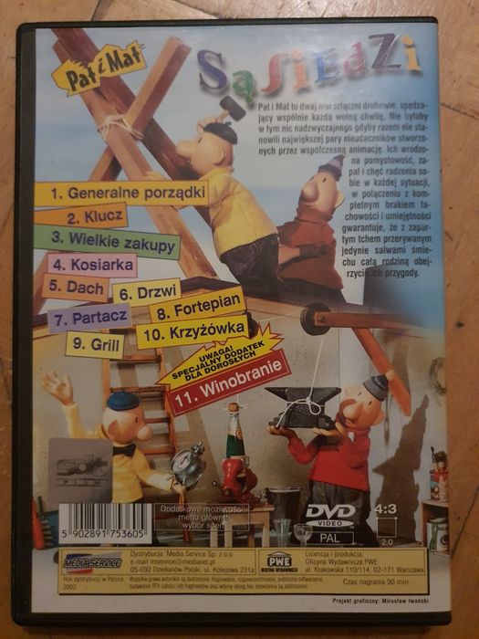 Sąsiedzi Pat i Mat dvd