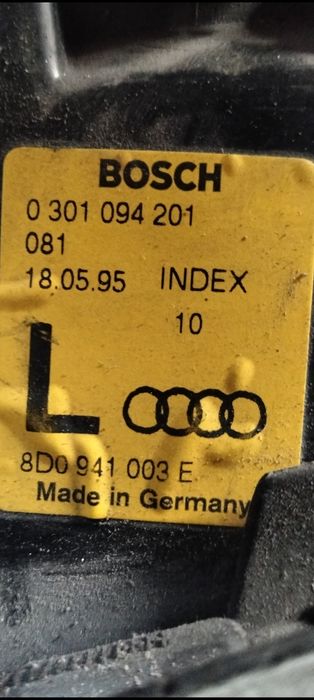 Farol Audi A4 b5 ótica original 1998 esquerdo