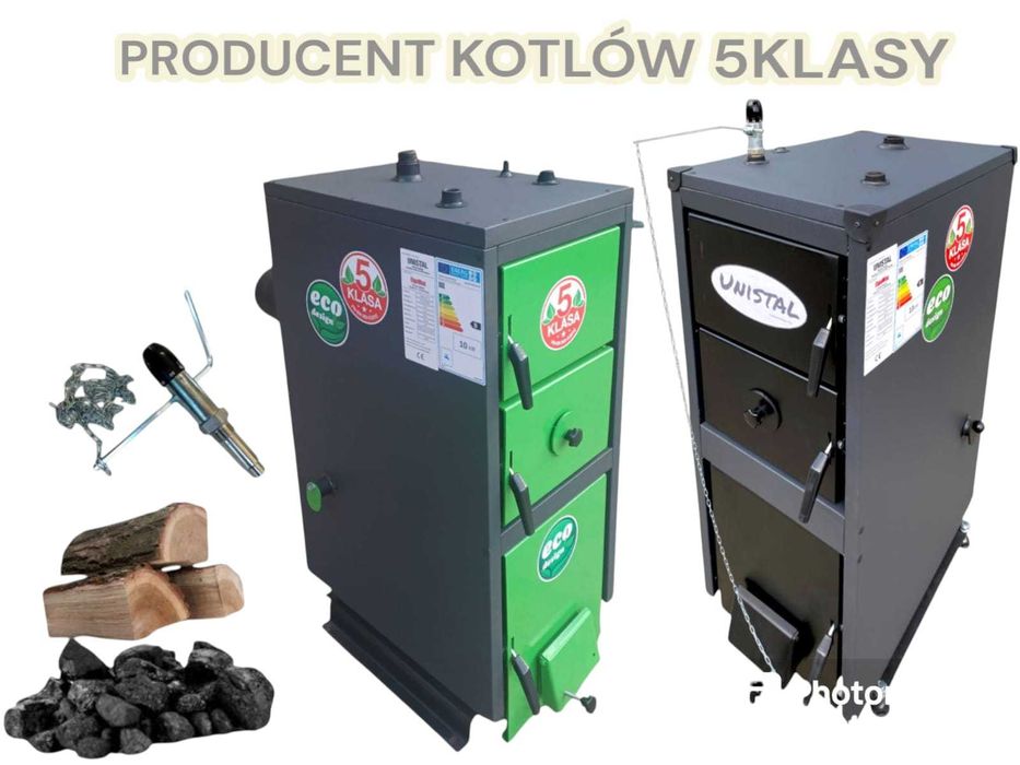 Kocioł kotły na węgiel i drewno 13k do 160m2 piece 5 klasy od ręki
