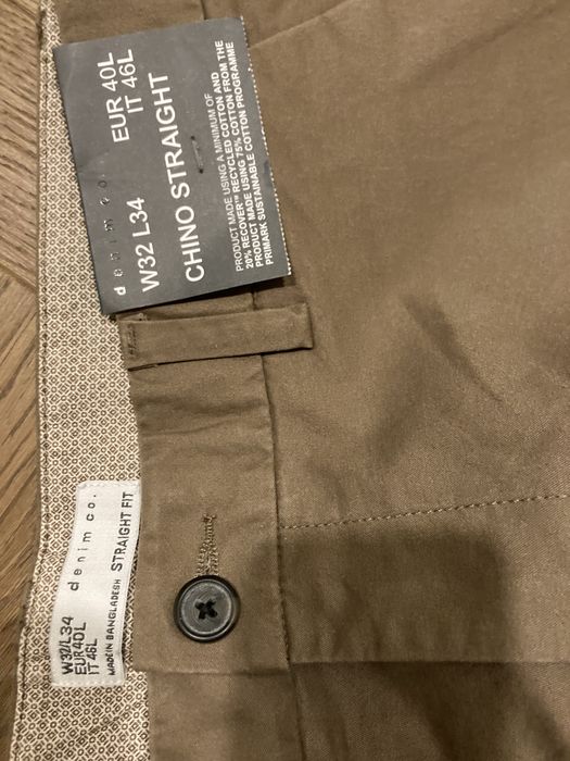 Spodnie nowe bawełniane W34/ L34  bawełniane chino