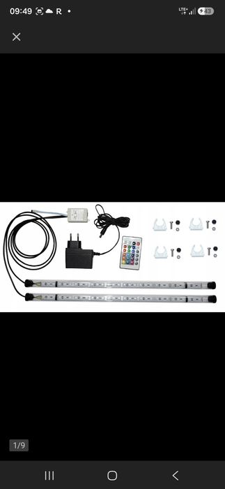 Świetlówka LED RGB 2x70cm