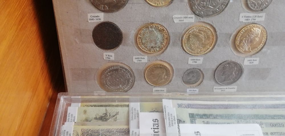 Coleção Notas e Moedas