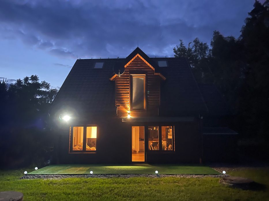 Domek na wynajem całoroczny jakuzzi jezioro las