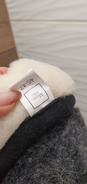 Bambosze bambosz owcza wełna wełniane ciepłe 46/47