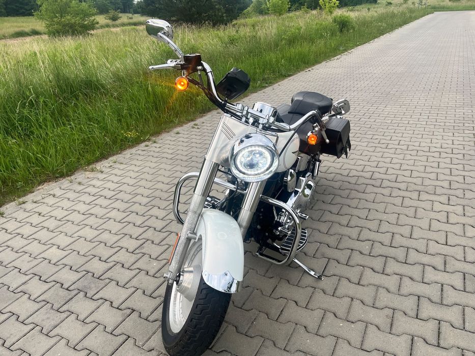 Harley-Davidson Softail Fat Boy FAT BOY - biała perła