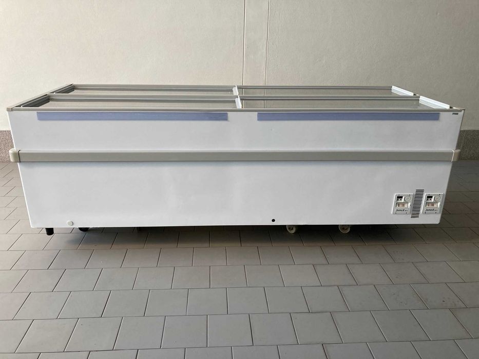 Ilha congeladora arca exposição de congelados supermercado