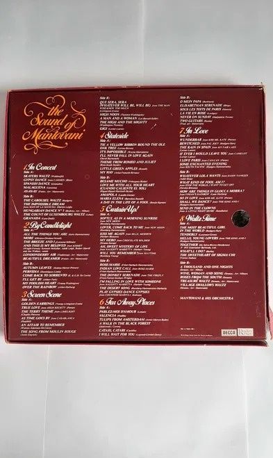 The Sound Of Mantovani (8 x Vinyl, LP,1983)