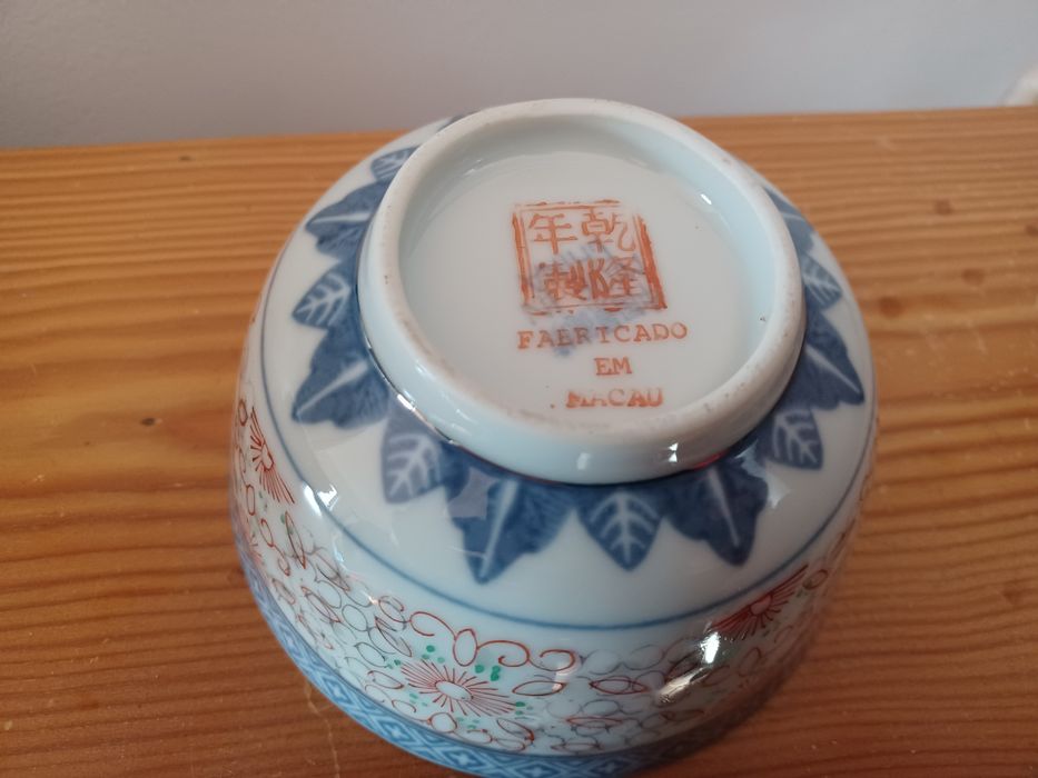 Conjunto taças chinesas barro de arroz