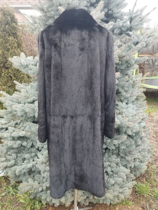 Ог 122! Шикарна норкова шуба чорний діамант  50-52-54