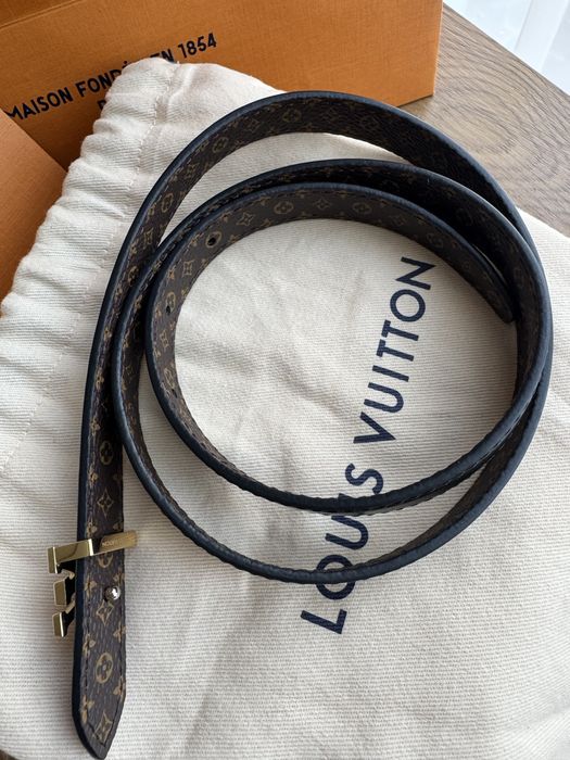 Пояс Louis Vuitton Mini LV 15mm ОРИГІНАЛ