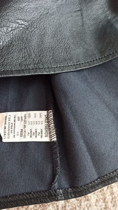 Спідниця, шкіра, для дівчинки