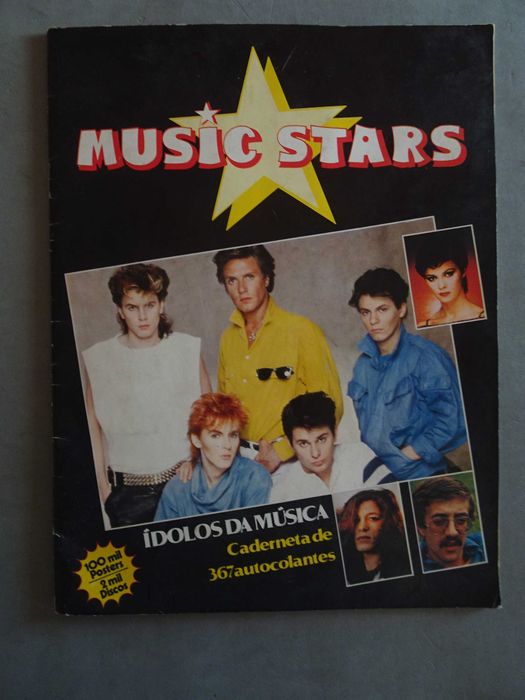 Caderneta de cromos completa Music Stars