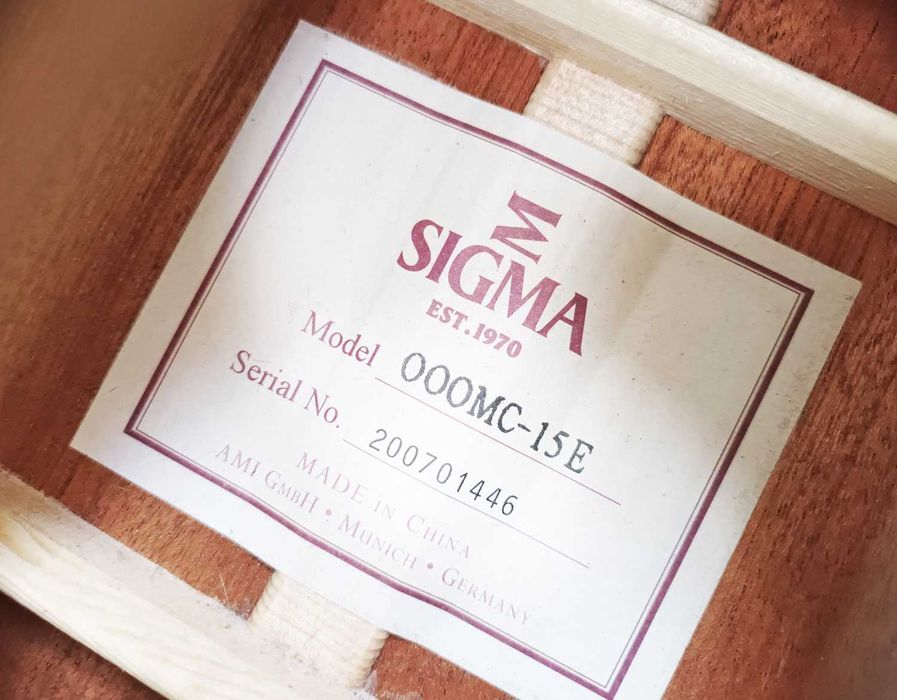Sigma Guitars 000MC-15E