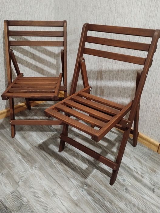 Крісло розкладне дерев'яне