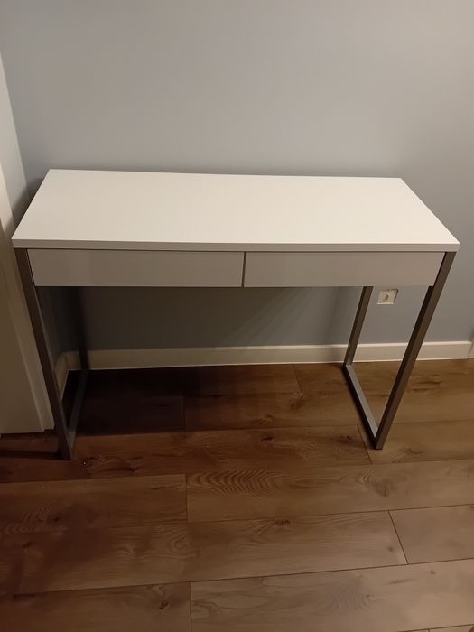 Biurko biały połysk