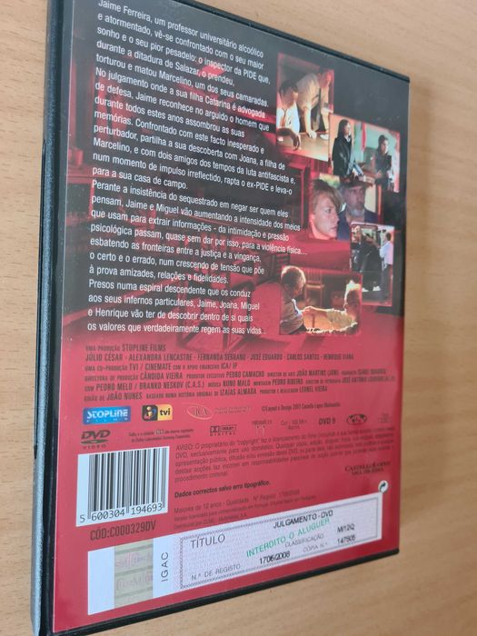 Filme português em DVD "Julgamento"