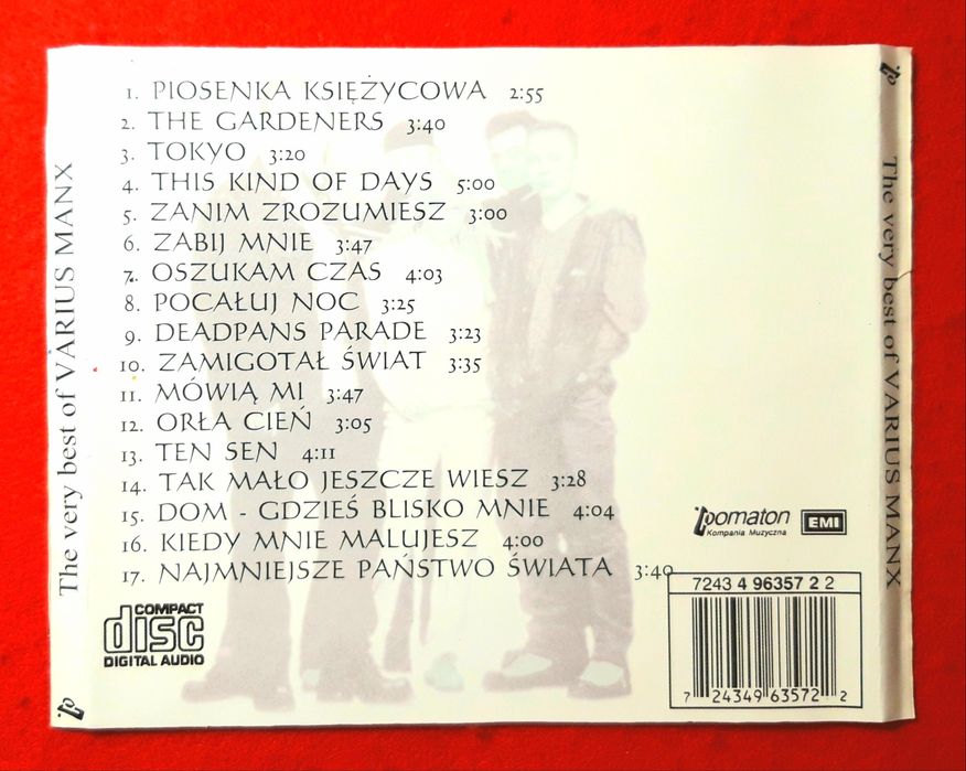 Varius Manx - The Very Best Of... (CD, 2001?)