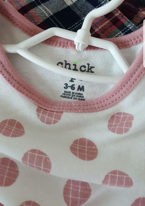 Nowy komplet 4czesciowy Chick Pea r.3-6m