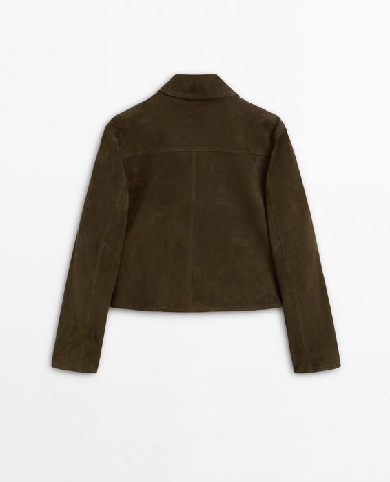 Куртка Massimo Dutti шкіра кози натуральна
